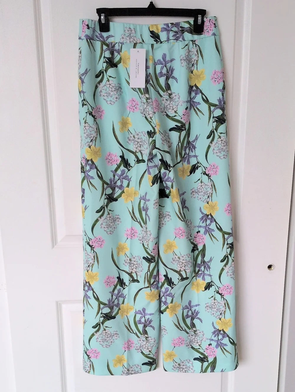Tahari ASL Light Mint Floral Button-Front Sample Set Size 6